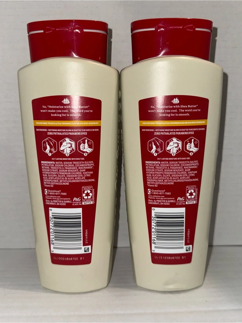 Old Spice B3 Moisturize Body Wash - Shea Butter